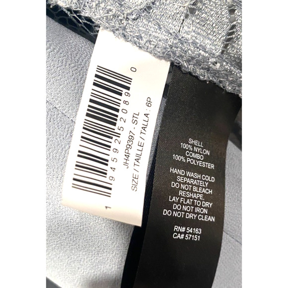 JESSICA HOWARD special occasion 2 pc grey dress size 6 P MSRP $168 - Picture 9 of 10